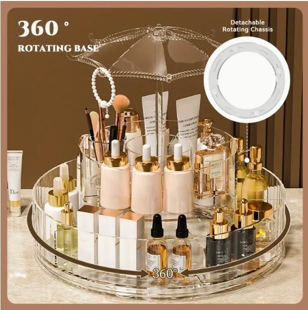 360° Rotating Umbrella Vanity Organizer