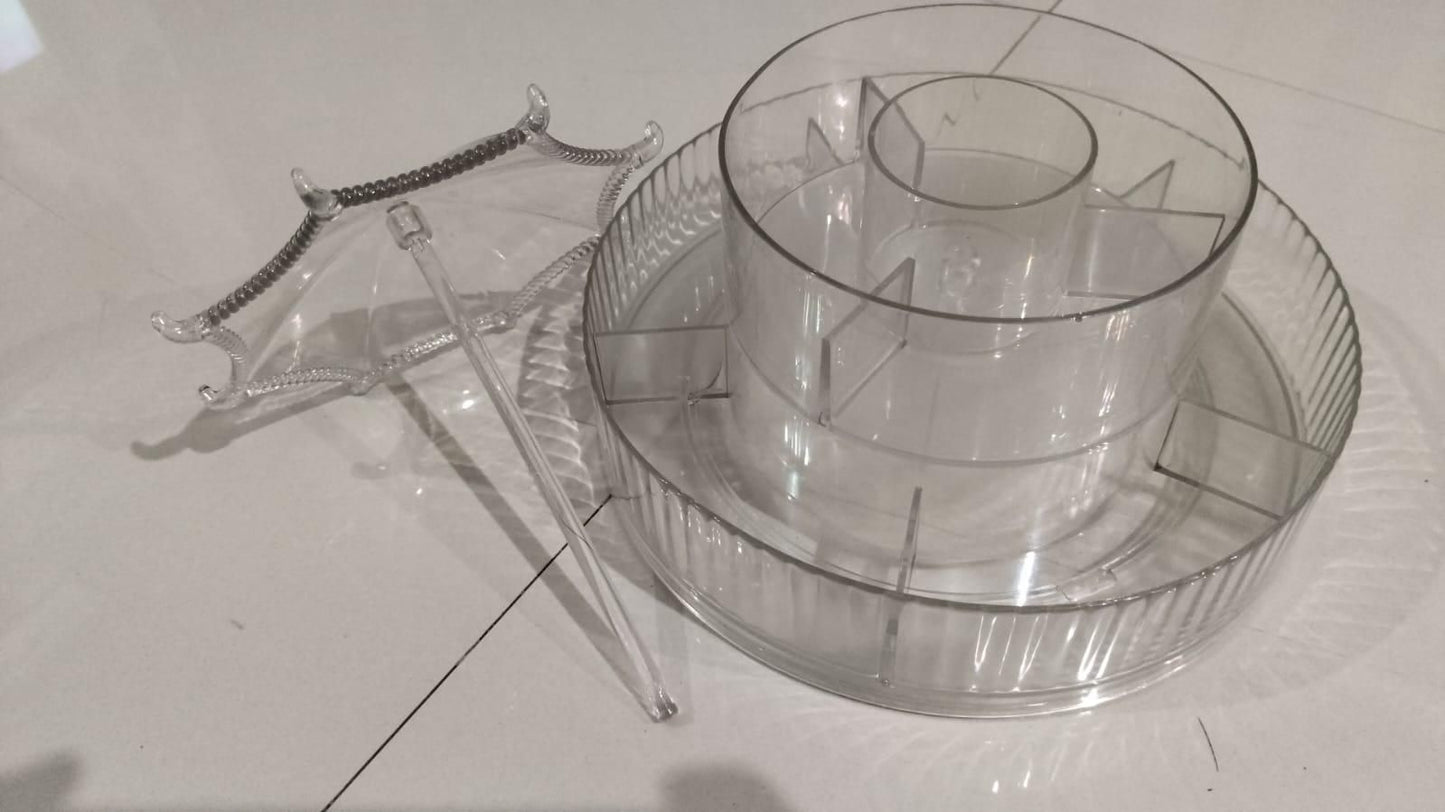 360° Rotating Umbrella Vanity Organizer