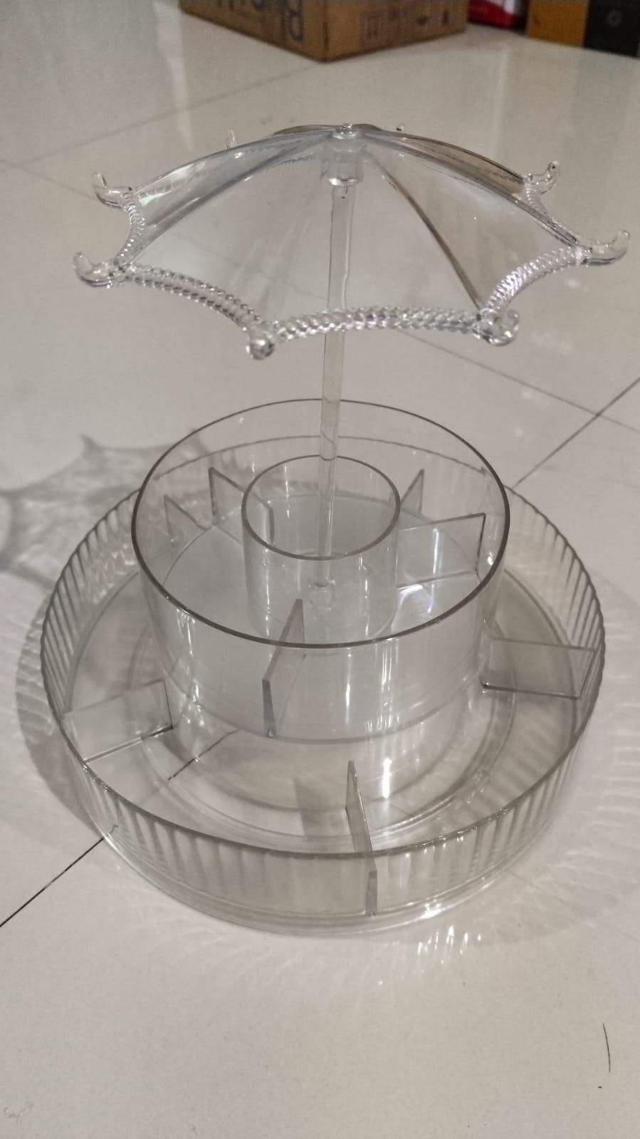 360° Rotating Umbrella Vanity Organizer