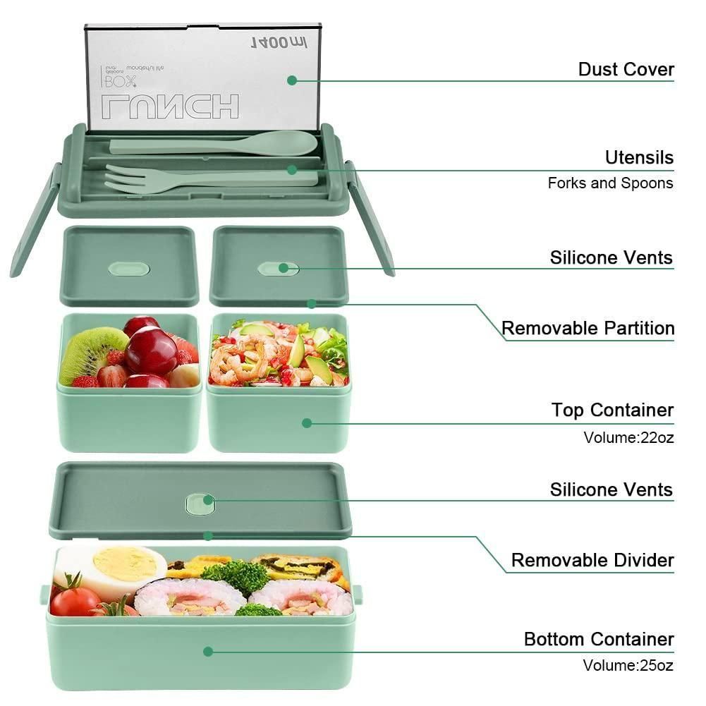 Bento 4-Compartment Lunch Box